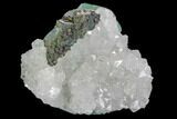 Quartz, Fluorite and Iridescent Pyrite Association - Fluorescent #92274-1